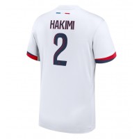 Paris Saint-Germain Achraf Hakimi #2 Fußballbekleidung Auswärtstrikot 2024-25 Kurzarm